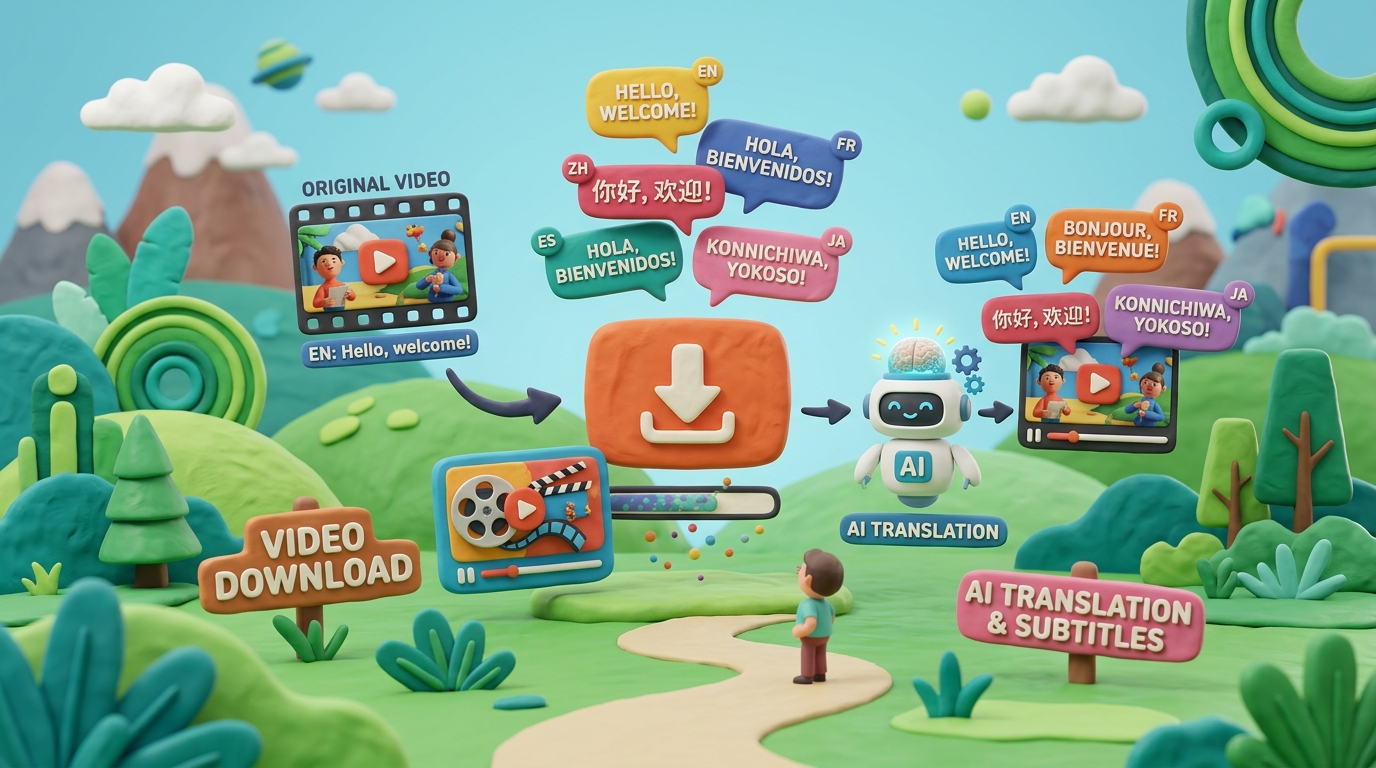 xDownloader Claymation 3D Illustration